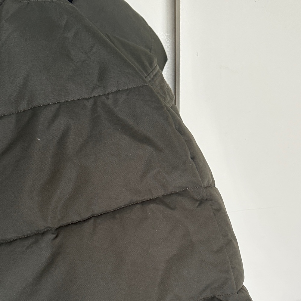 Noize Dark Green Puffer Jacket with Faux Fur Trim - Picture 11 of 11